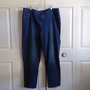 Avenue Denim Straight Leg Jeans